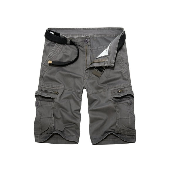 CMCYY Mens Ripstop Cargo Rugged Wear Multi Pockets Casual Shorts Pant CMCYY Mens Ripstop Cargo Rugged Wear Multi Pockets Casual Shorts Pant